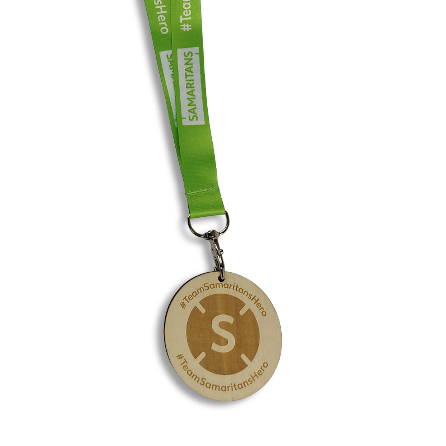 Samaritans Wooden Medal