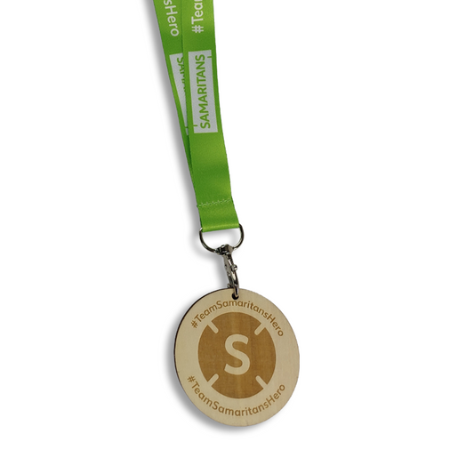 Samaritans Wooden Medal